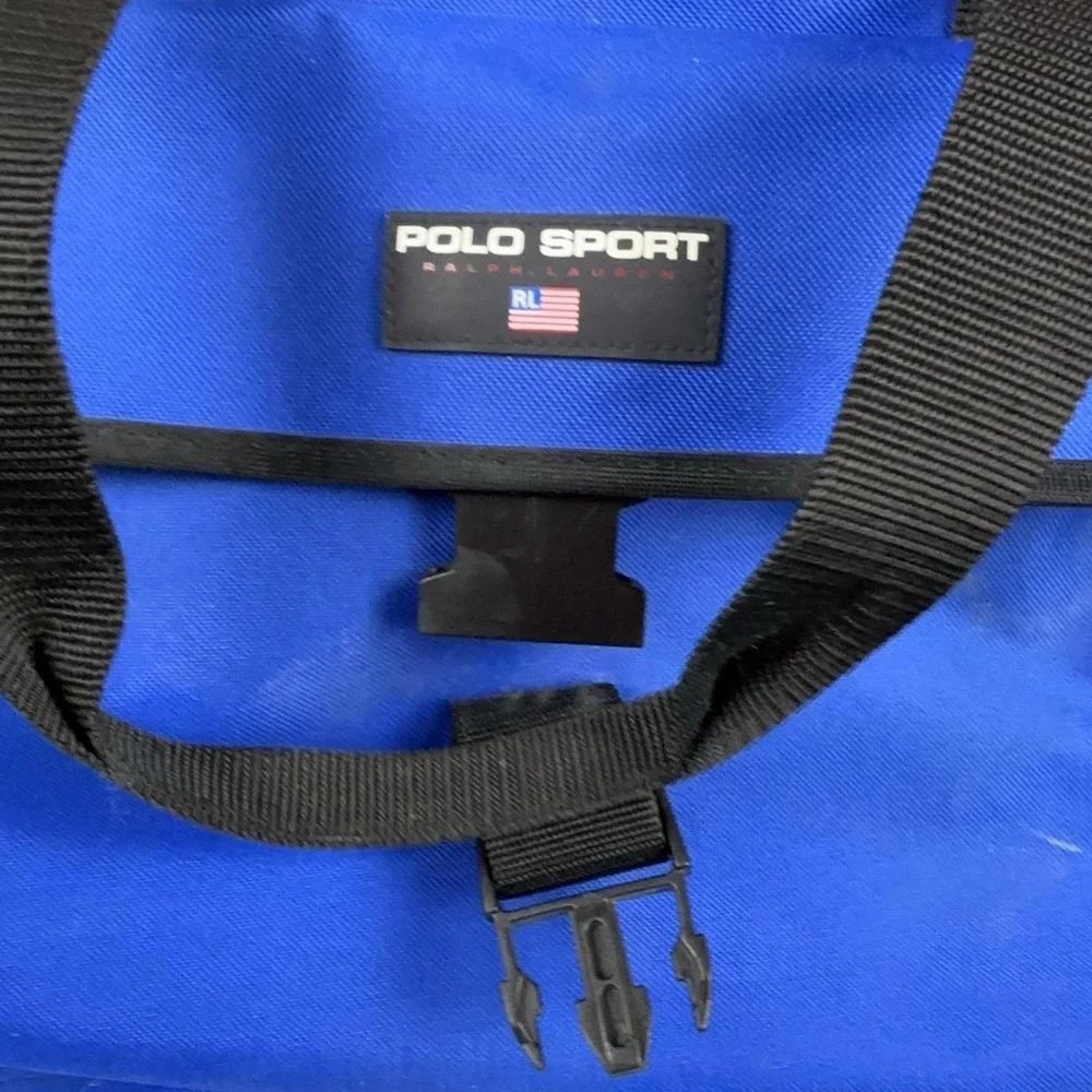 Polo Sport Ralph Lauren Blue Nylon Duffle Bag 23